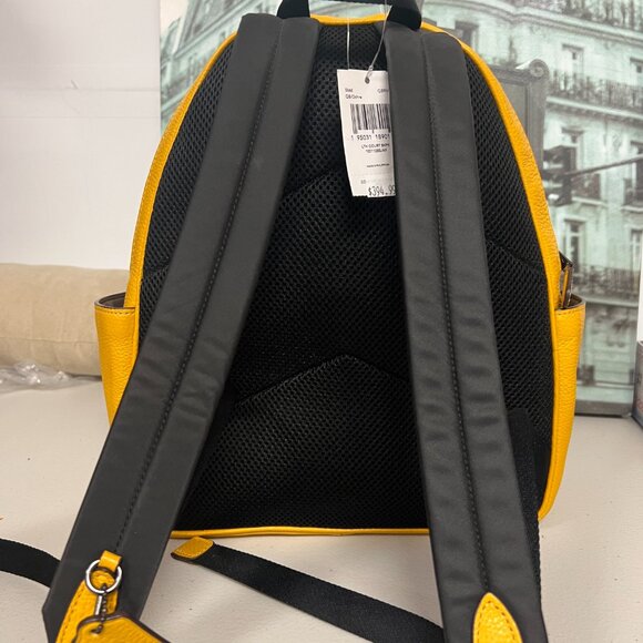 Coach 5666 Court Backpack IN Ochre main image 5